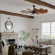 Springer 60 inch Architectural Bronze with Distressed Walnut Blades Ceiling Fan